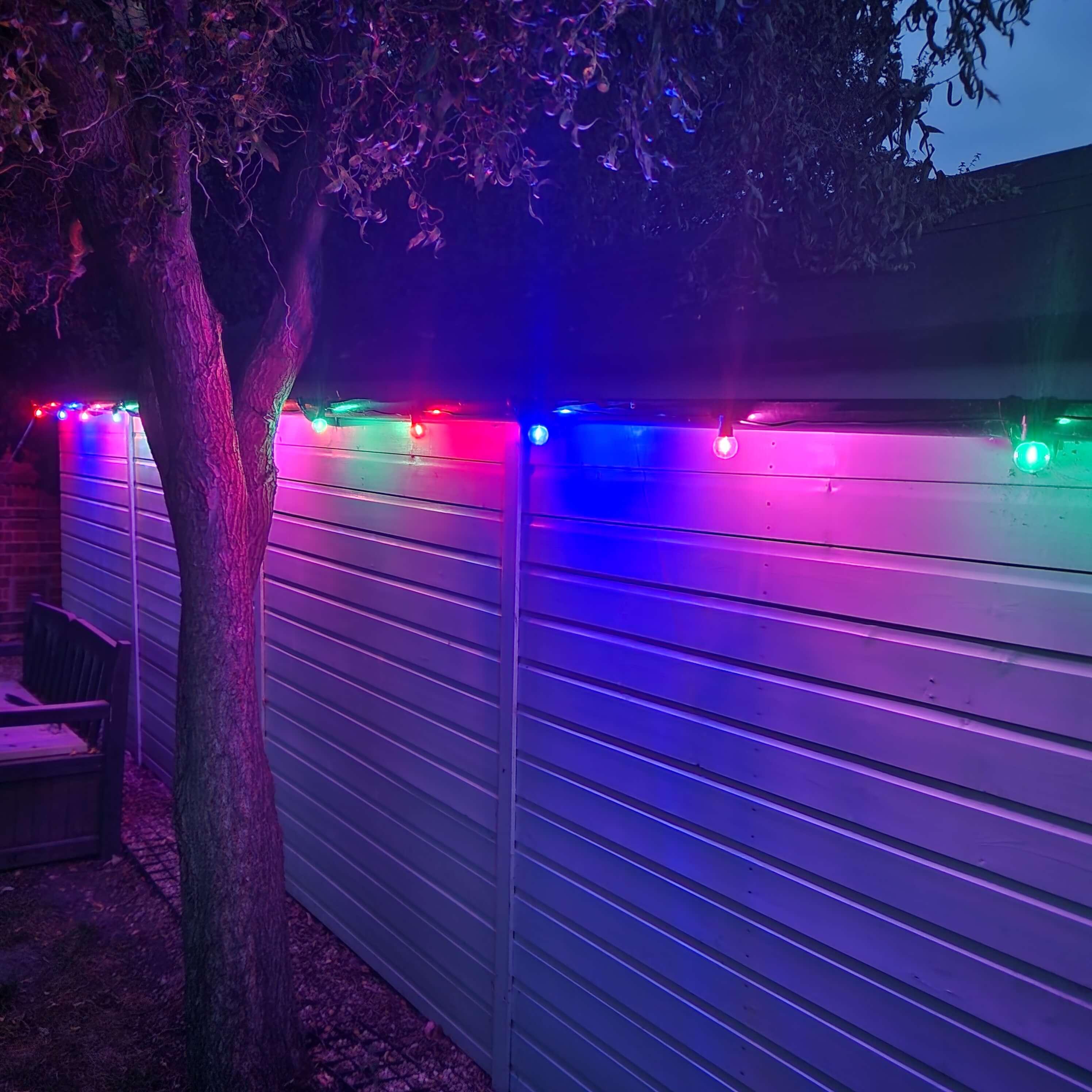 26M / 85FT Super Festoon Multi-Colour Festive Outdoor Connectable LED String Lights