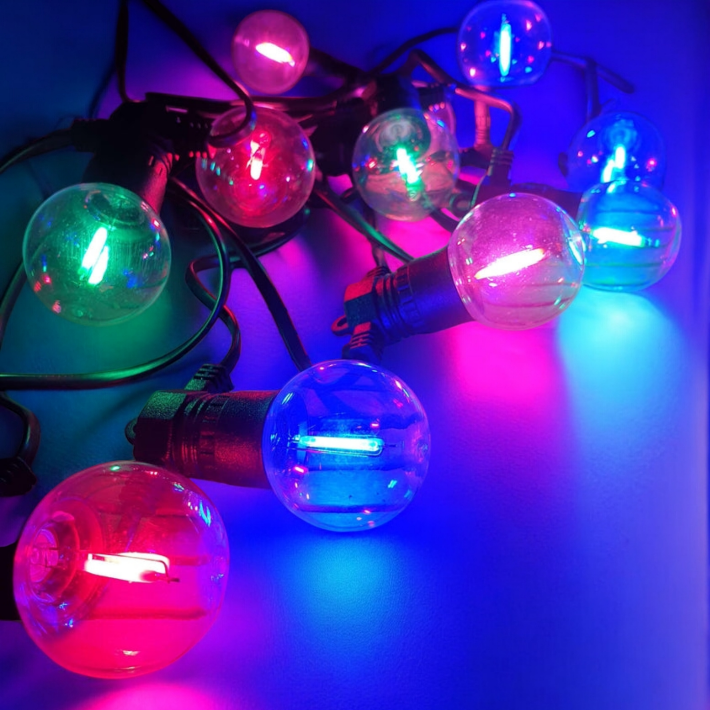 52M / 170FT "Super Festoon" Multi-Colour Festive Outdoor Connectable LED String Lights