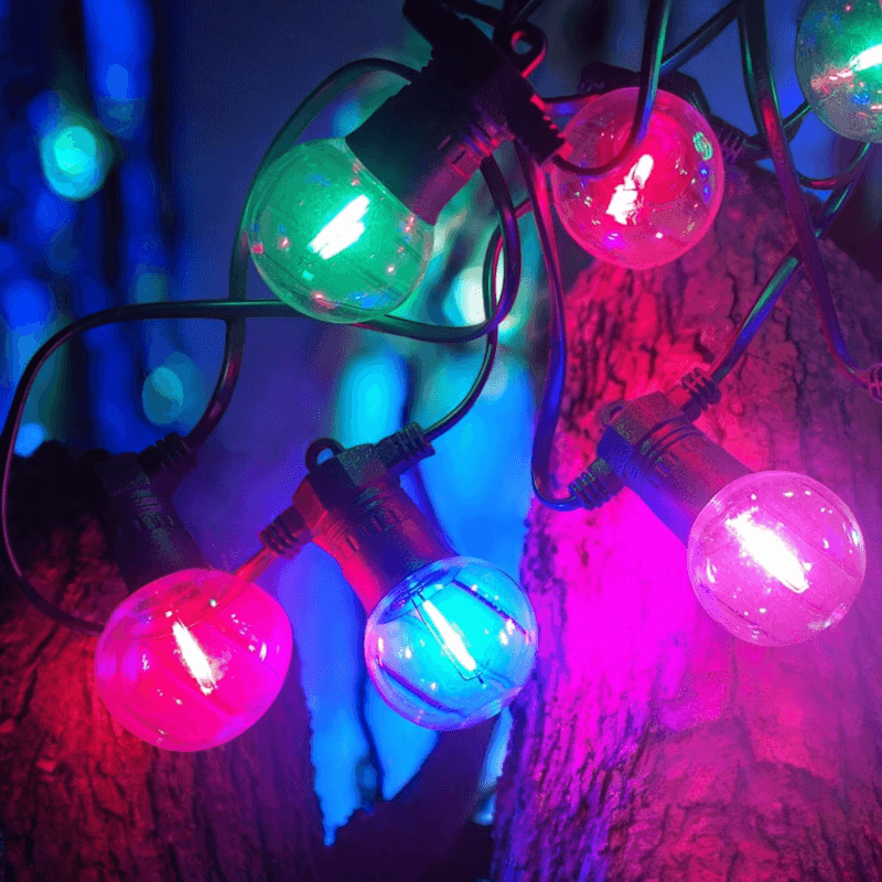 52M / 170FT "Super Festoon" Multi-Colour Festive Outdoor Connectable LED String Lights